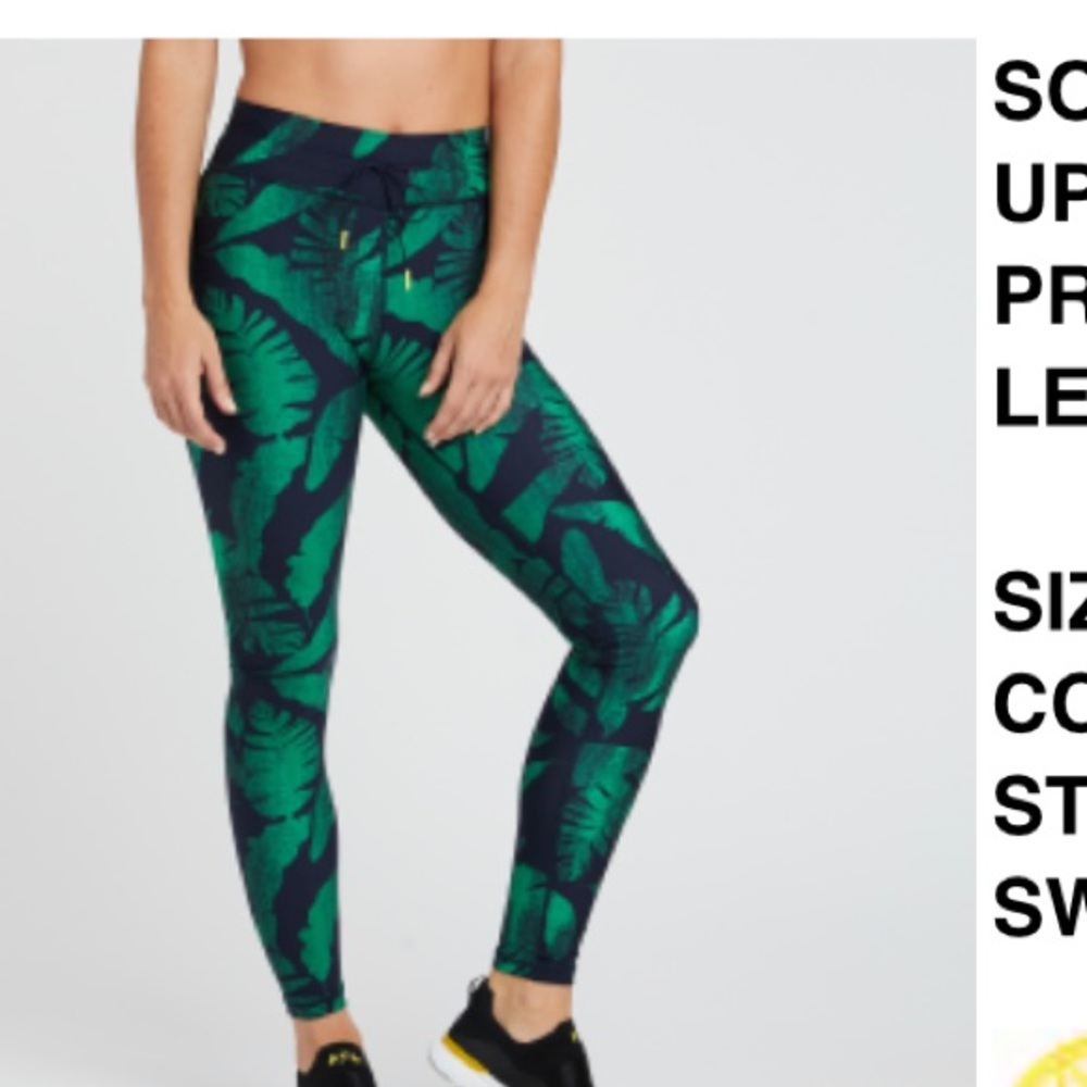 The Upside x SoulCycle Green Leggings